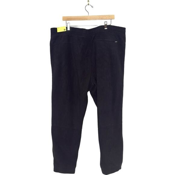 NWT All In Motion Men's Microfleece Jogger Pants Size XXL Black Drawstring Waist - Picture 2 of 6